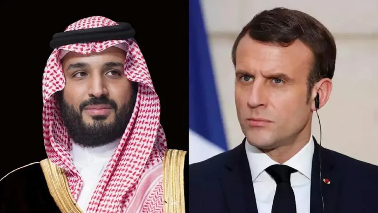ولیعهد عربستان و مکرون بر لزوم خروج کامل اسرائیل از غزه تأکید کردند