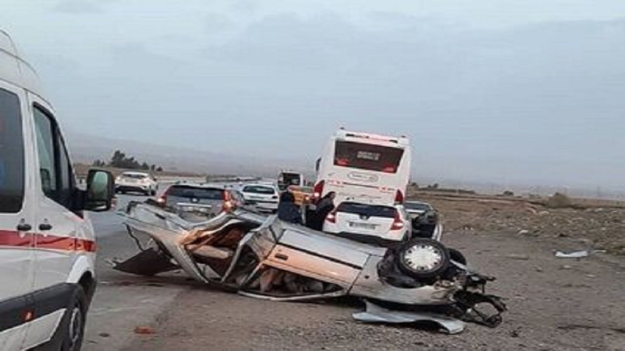 ۲ کشته و یک مصدوم بر اثر تصادف رانندگی در جاده اردبیل- نمین