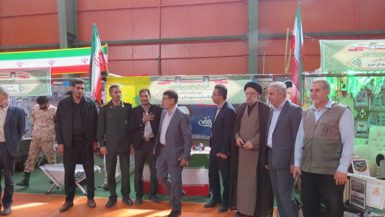 برگزاری افتتاح نمایشگاه اقتصادمقاومتی اشتغالزایی در هریس + عکس و فیلم