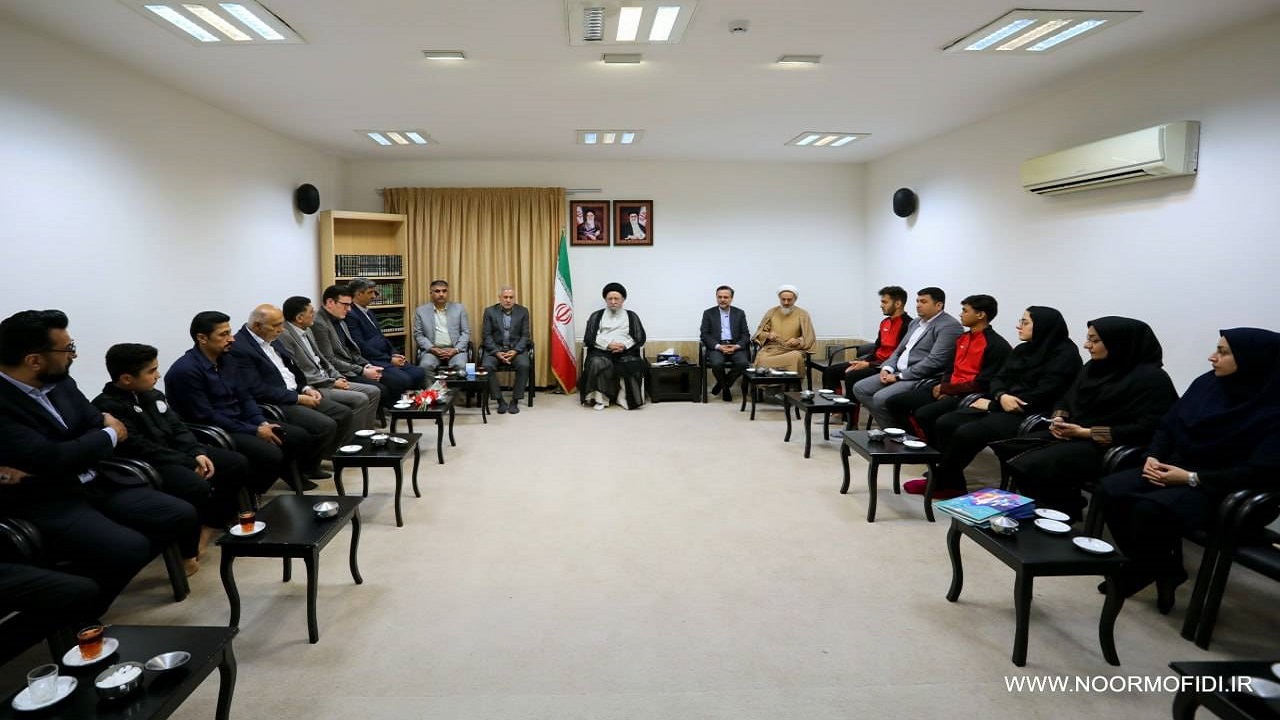 دیدار ورزشکاران با آیت الله نورمفیدی/ اعزام کاروان ورزشکاران ناشنوای گلستان به المپیک ۲۰۲۵ ژاپن