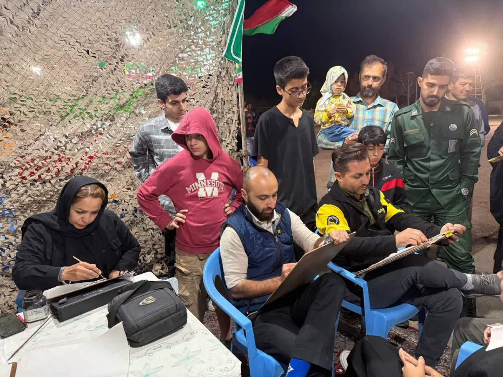 اقدام زیبای فرهنگی آموزشگاه هنر&zwnj;های تجسمی کاشکی در هفته دفاع مقدس