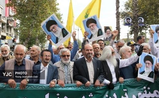 راهپیمایی جمعه های  خشم و نصر نمازگزاران گیلانی+تصاویر