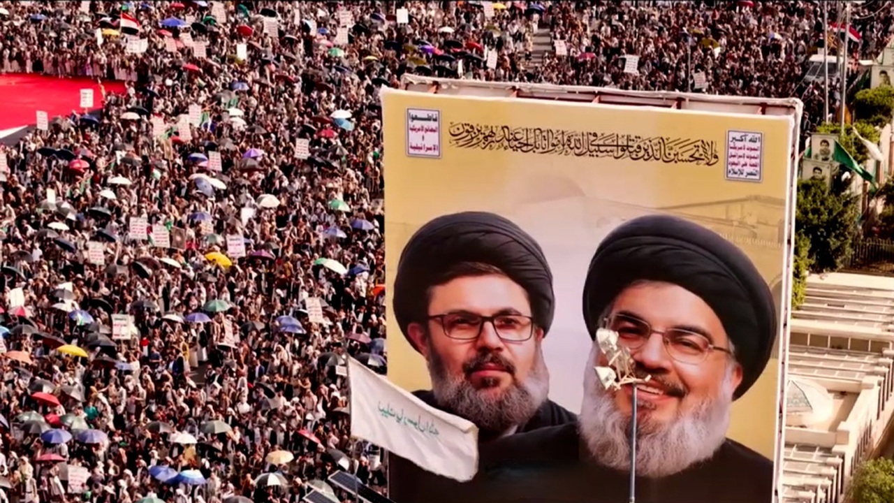 سالگرد شهادت سیدحسن نصرالله در یمن + فیلم