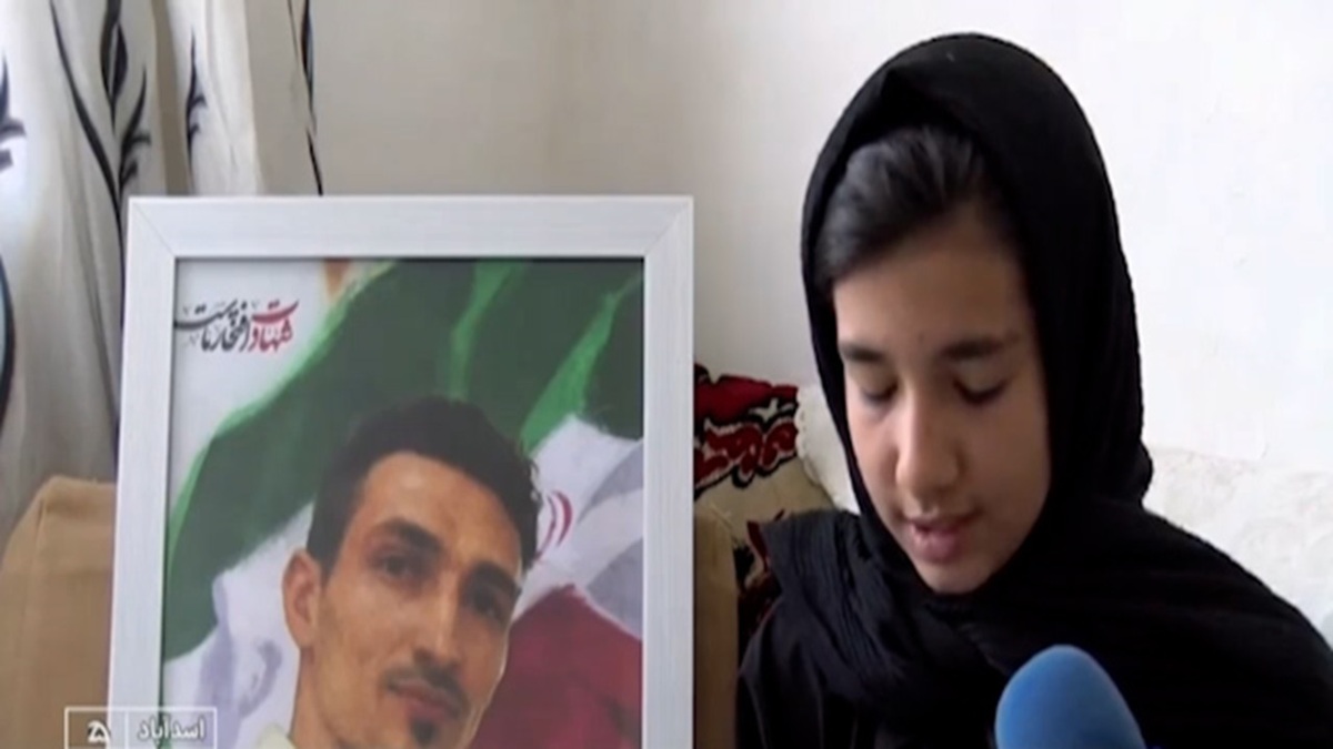 نوزادی که بعد از شهادت پدرش به دنیا آمد + فیلم