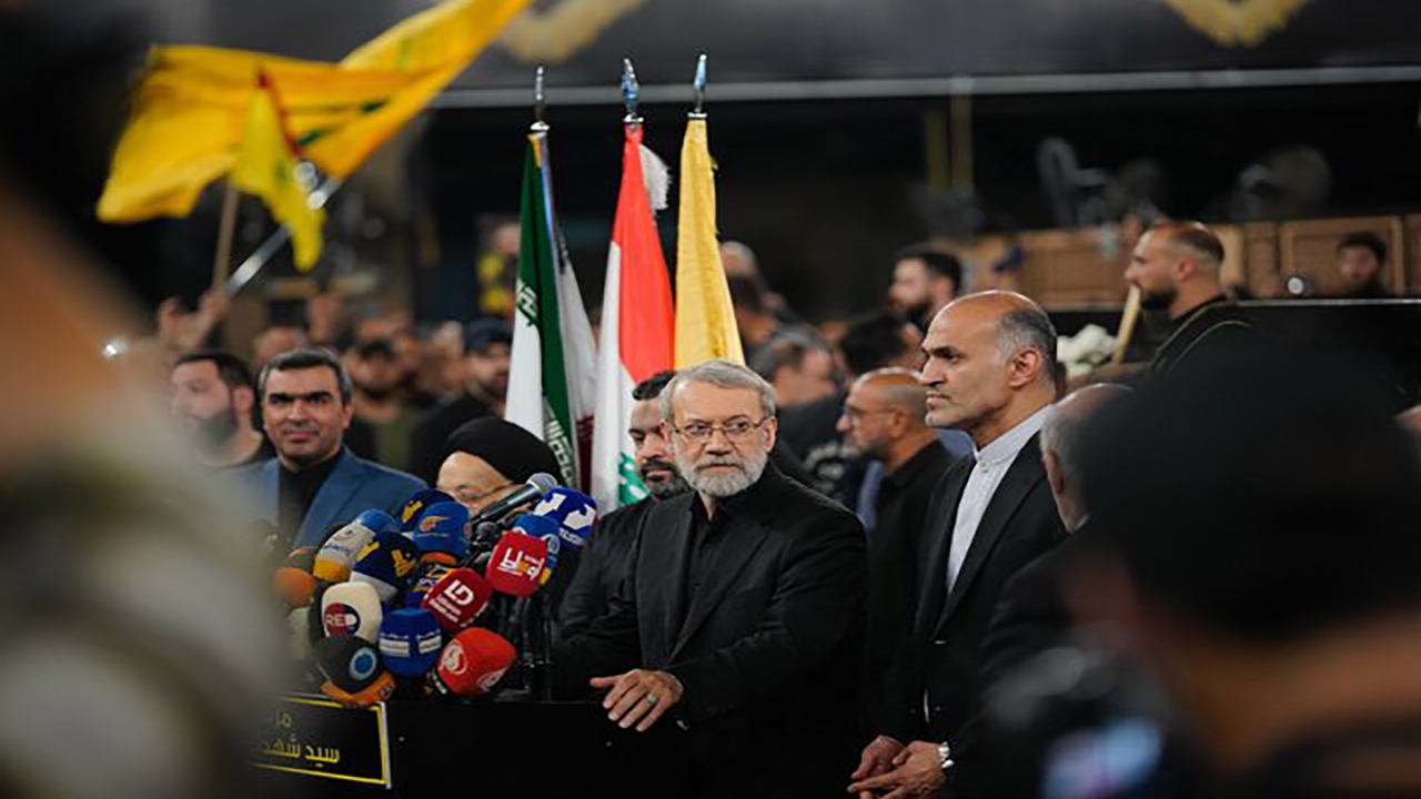 لاریجانی در دیدار با شیخ قاسم: ایران آماده حمایت از لبنان و مقاومت است
