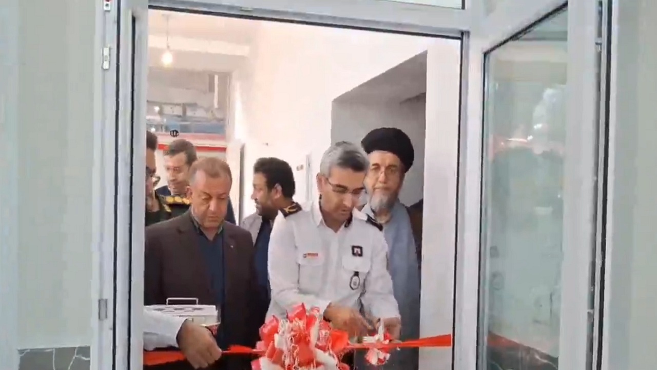 افتتاح ایستگاه شماره ۳ آتش‌نشانی در میانه