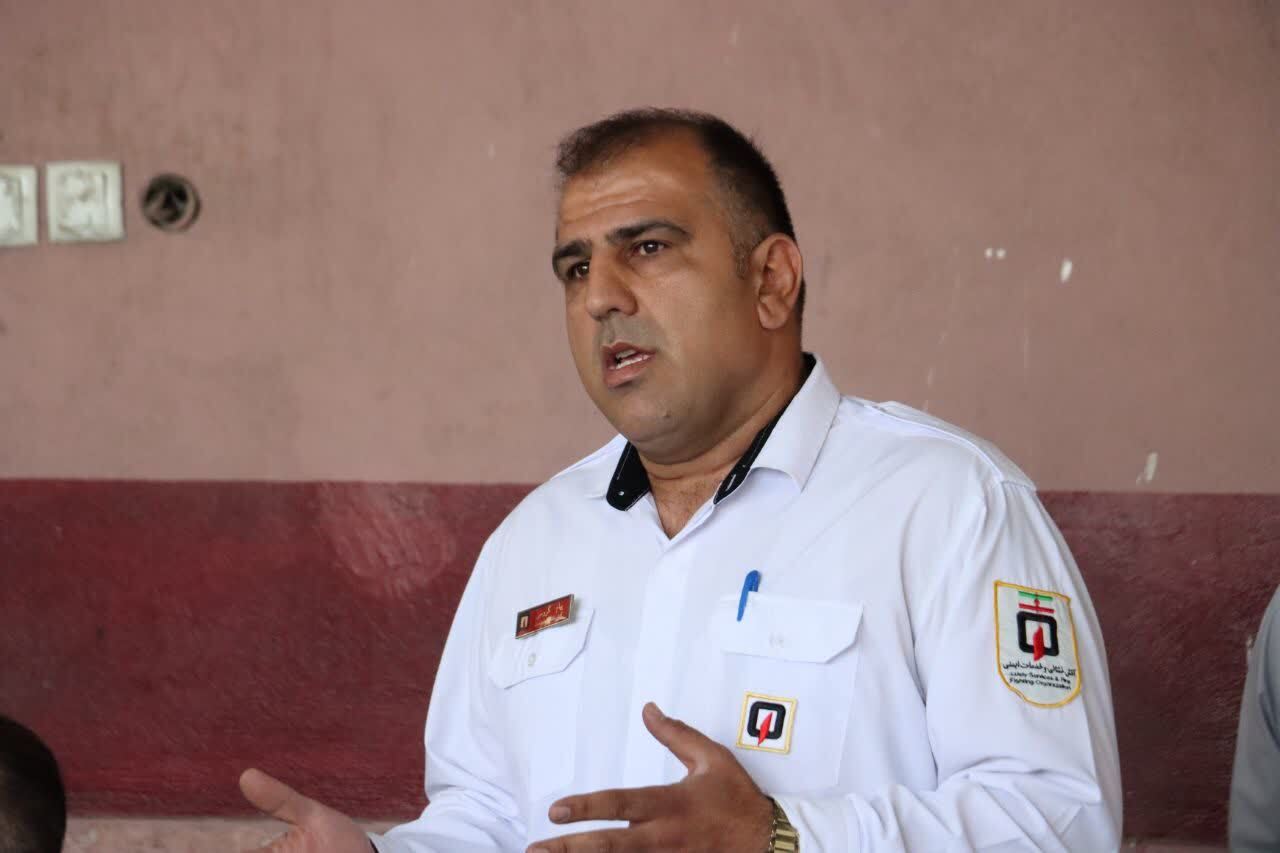 مراسم تجلیل از آتش&zwnj;نشانان ماهدشتی