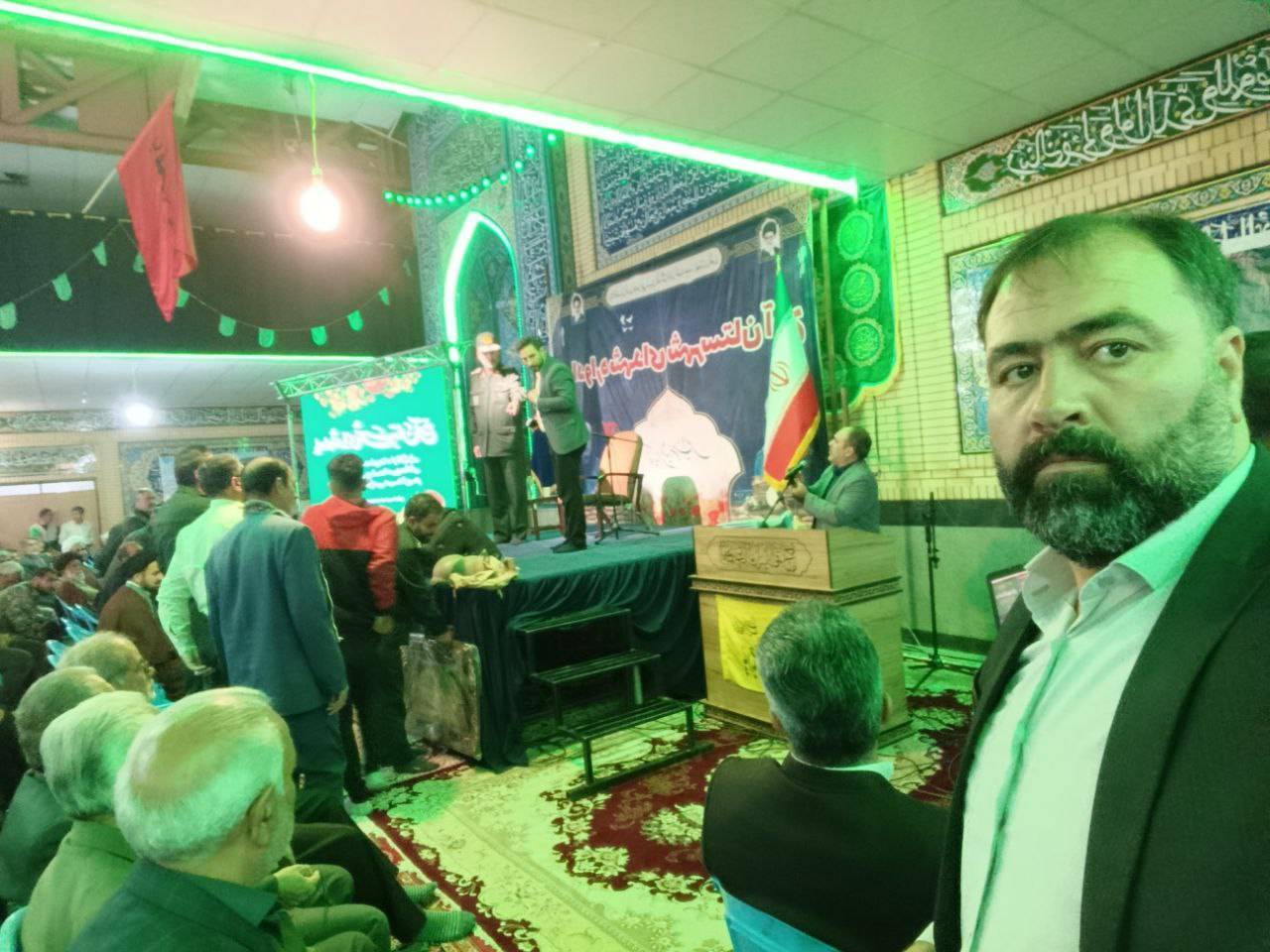 برگزاری مراسم یادواره شهدای شهرستان آوج در قاب دوربین شهروندخبرنگار