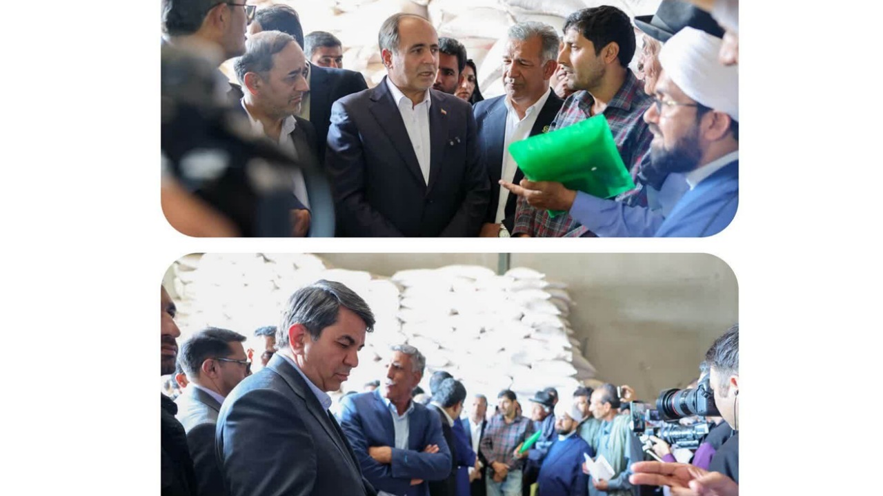بازدید وزیر جهاد کشاورزی از بزرگ‌ترین مرکز تولید بذر جنوب کرمان