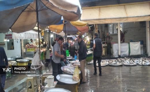 حال و هوای پاییزی بازار رشت + تصاویر