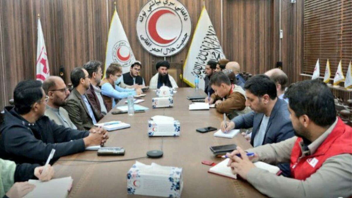 باشگاه خبرنگاران -هلال‌احمر افغانستان با نهادهای بین‌المللی نشست اضطراری برگزار کرد