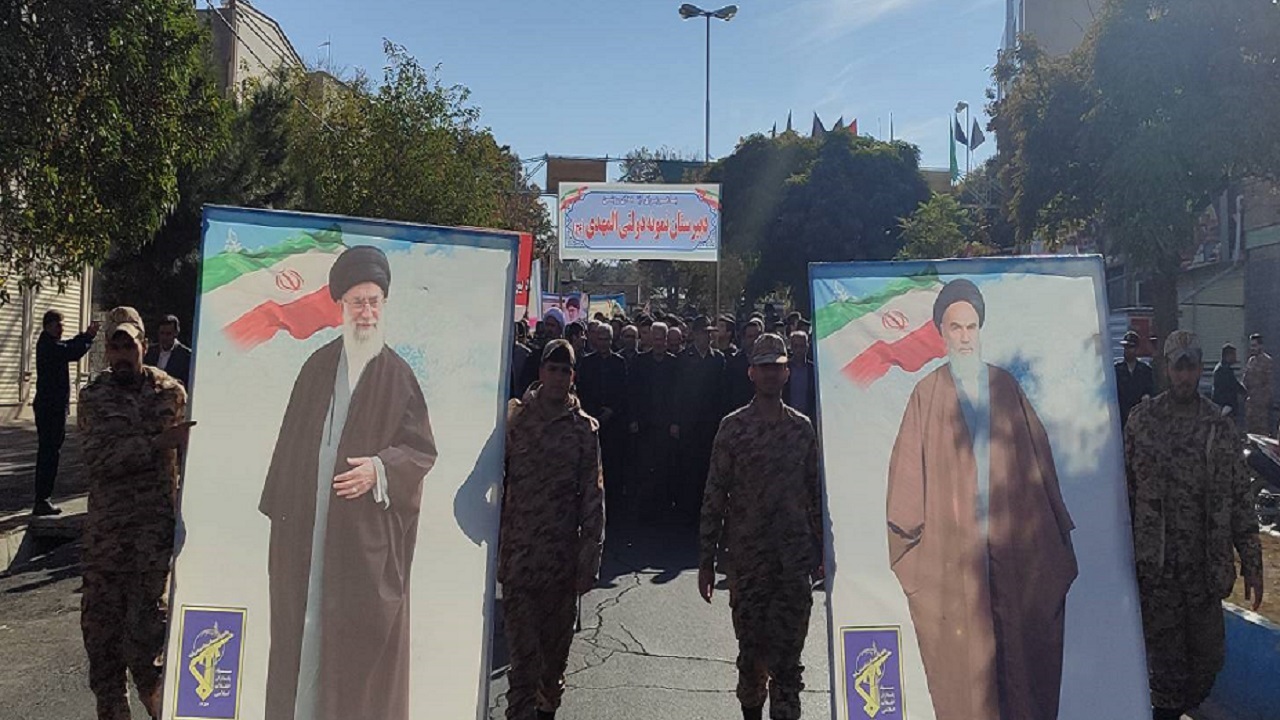 برگزاری راهپیمایی ۱۳ آبان در آذربایجان شرقی