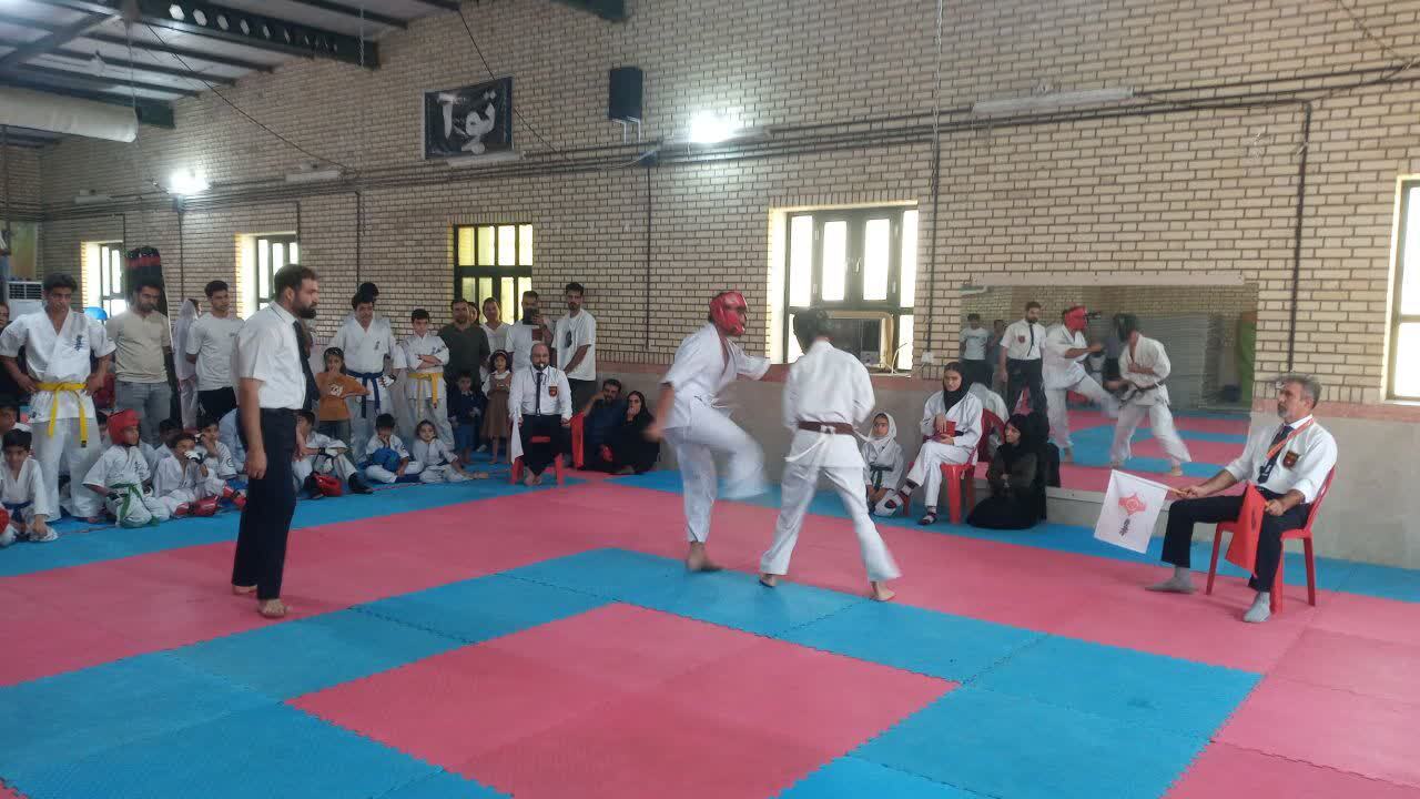 برگزاری مسابقات کیوکوشین در شهرآب پخش بوشهر