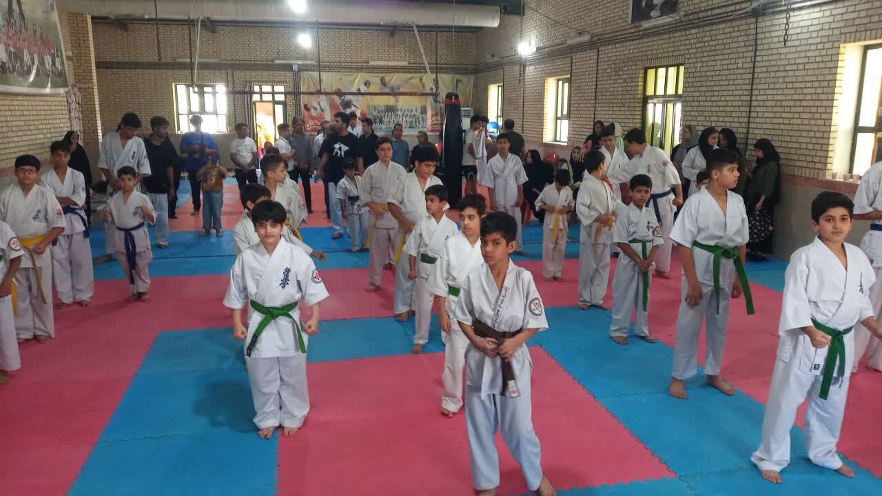 برگزاری مسابقات کیوکوشین در شهرآب پخش بوشهر