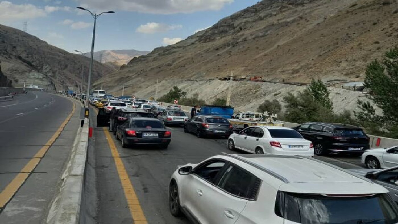 جاده چالوس یکطرفه شد