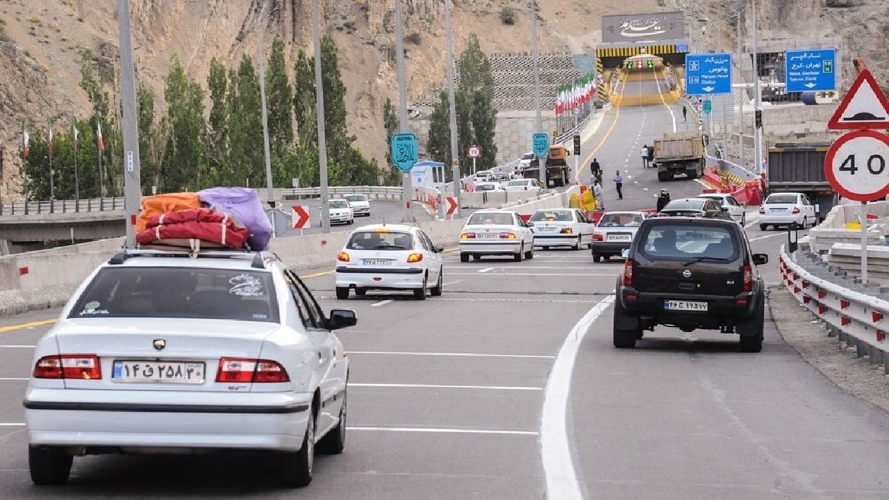 تردد روان در بیشتر محور‌های شمالی