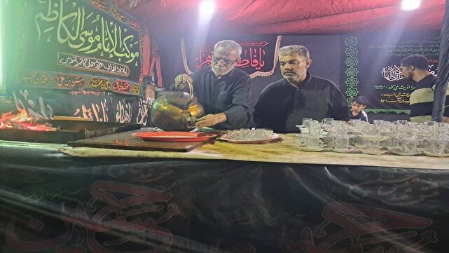 برپایی موکب امام موسی کاظم (ع) خوزستانی&zwnj;ها و خرمشهری&zwnj;های مقیم بندرعباس