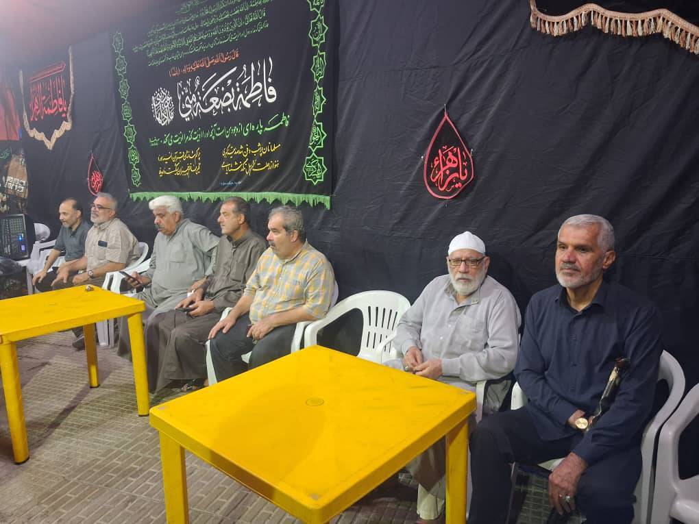 برپایی موکب امام موسی کاظم (ع) خوزستانی&zwnj;ها و خرمشهری&zwnj;های مقیم بندرعباس در ایام فاطمیه + عکس