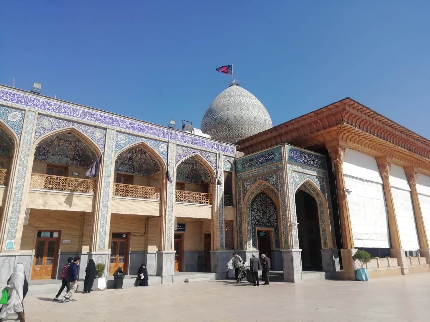 نمایی از آرامگاه امامزاده سید میر محمد(ع) در شیراز