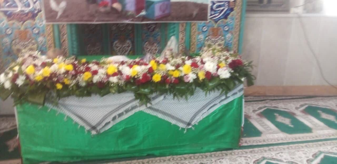 مراسم استقبال از شهید گمنام در فولادشهر