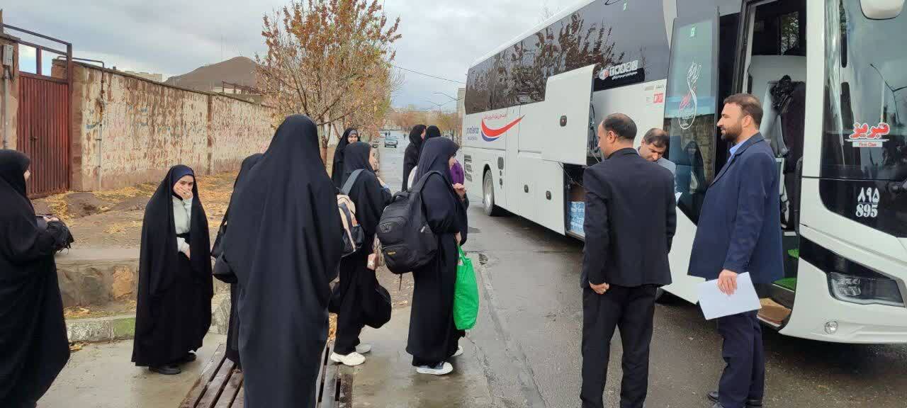 اعزام دانش آموزان هریسی به سفر معنوی کاروان راهیان نور