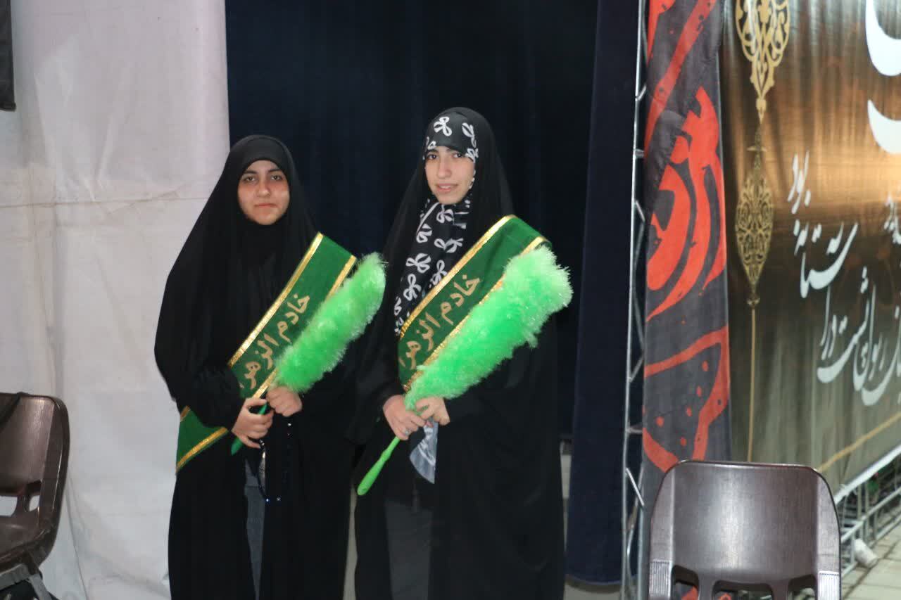 گزارش تصویری از برپایی خیمه یاس در دهه فاطمیه