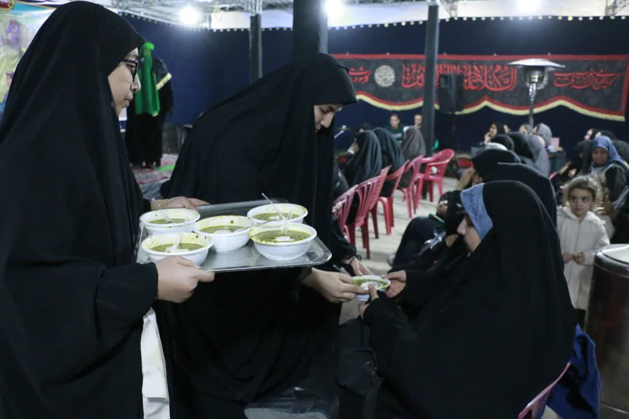 برپایی خیمه یاس در دهه فاطمیه