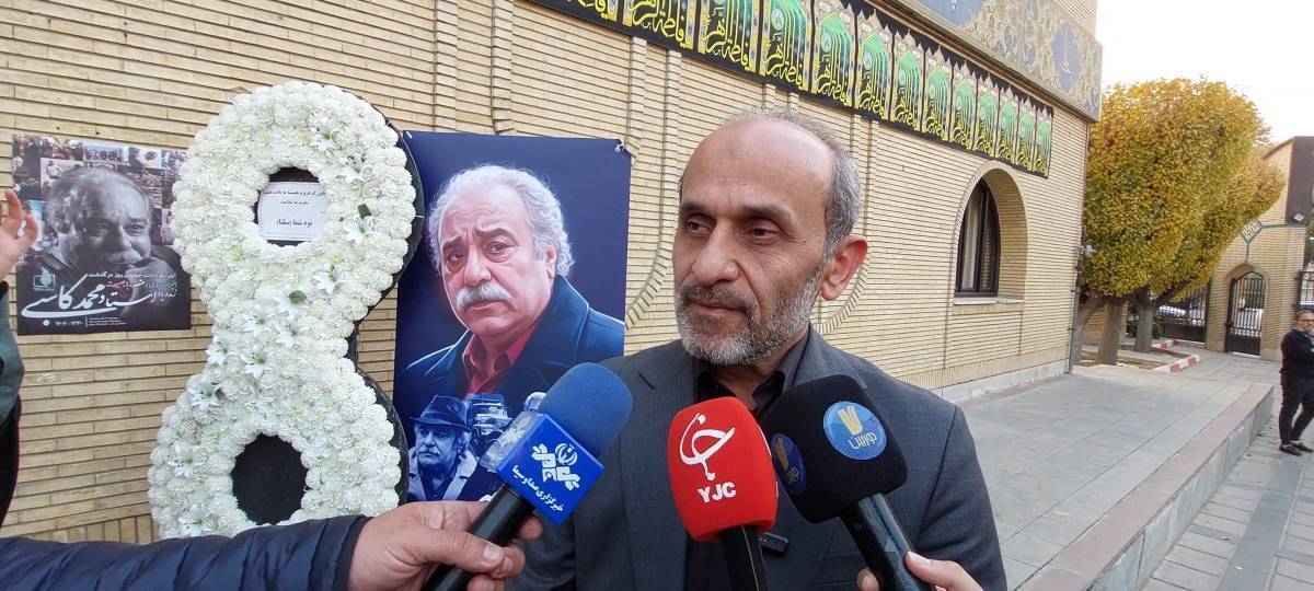 پرچم امام حسین به پیکر محمد کاسبی رسید + فیلم