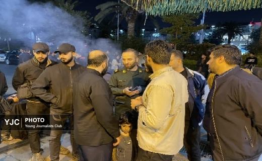 ایستگاه صلواتی و نمایشگاه تجسمی ایام فاطمیه در  رشت + تصاویر