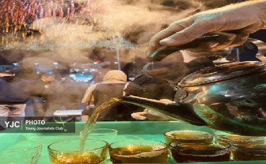 ایستگاه صلواتی و نمایشگاه تجسمی ایام فاطمیه در  رشت + تصاویر
