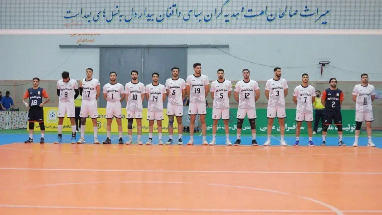 یک پیروزی و یک شکست برای مازندران در آغاز لیگ یک والیبال کشور