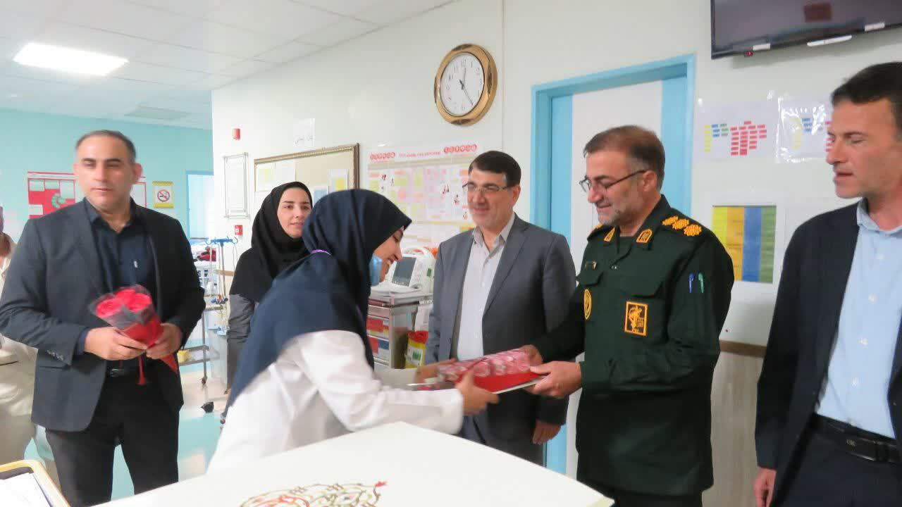 مراسم تجلیل از پرستاران هریس در روز پرستار