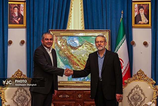 دیدار وزیر کشور پاکستان با علی لاریجانی