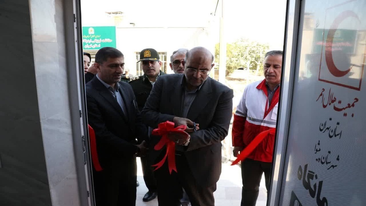 باشگاه خبرنگاران -افتتاح پایگاه هلال‌احمر در اردوگاه مراقبتی تهران برای بازگشت اتباع