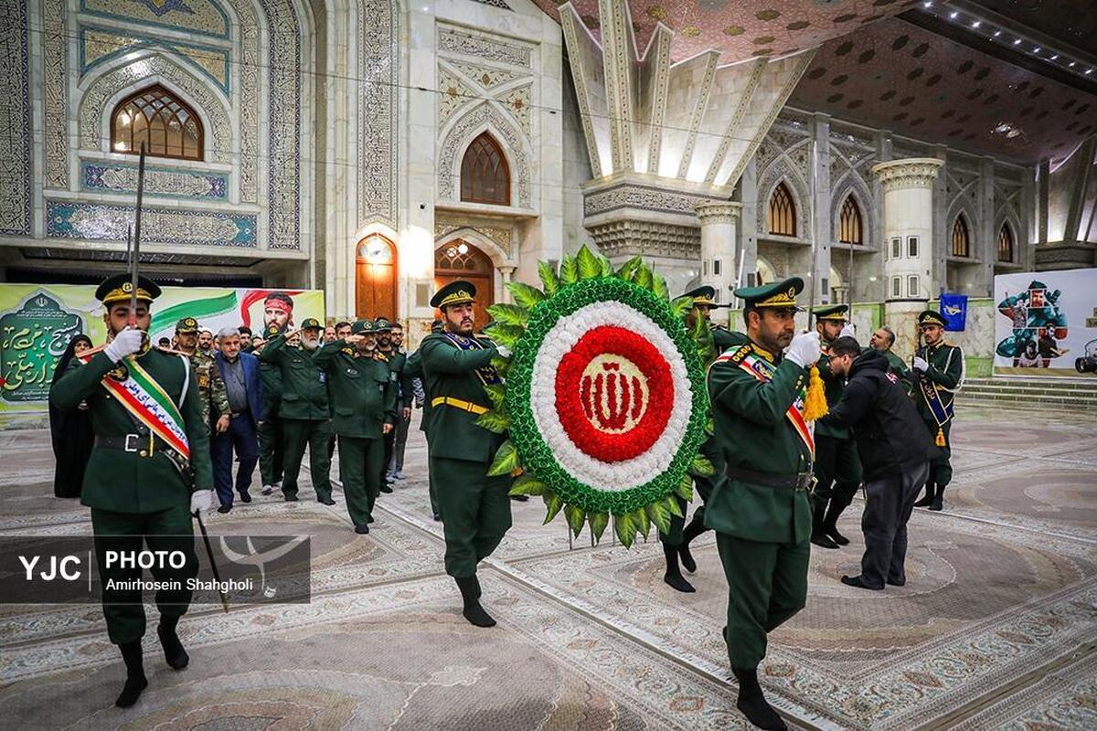 تجدید میثاق رییس و نمایندگان مجلس با آرمان‌های امام راحل (ره)