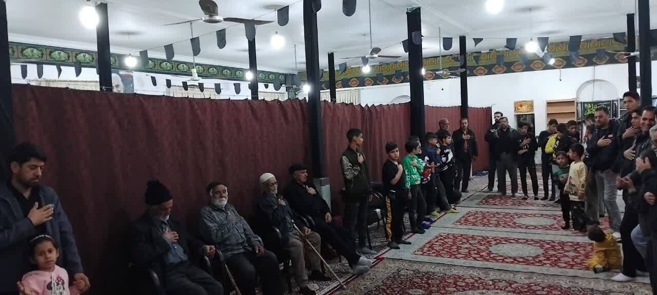 مراسم عزاداری اهالی ده محمد در ایام شهادت حضرت فاطمه زهرا &laquo;س&raquo;