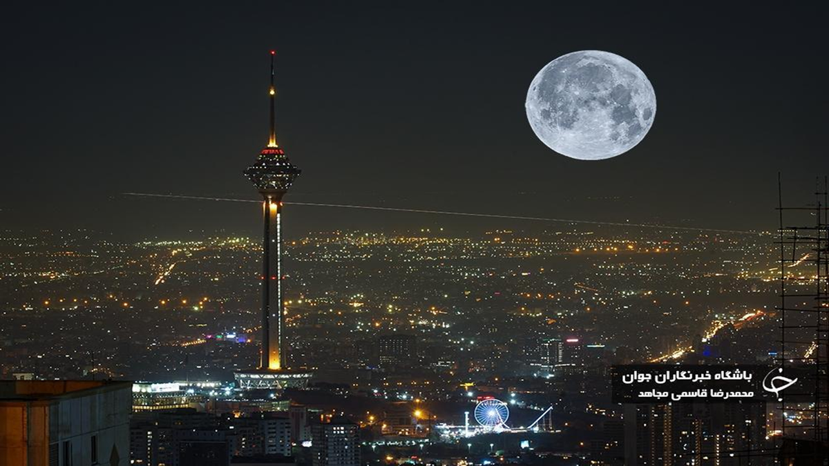 باشگاه خبرنگاران -بازیگری ماه در آسمان ‌آخرین ماه پاییز/ طلوع ابرماه و همنشینی با مشتری