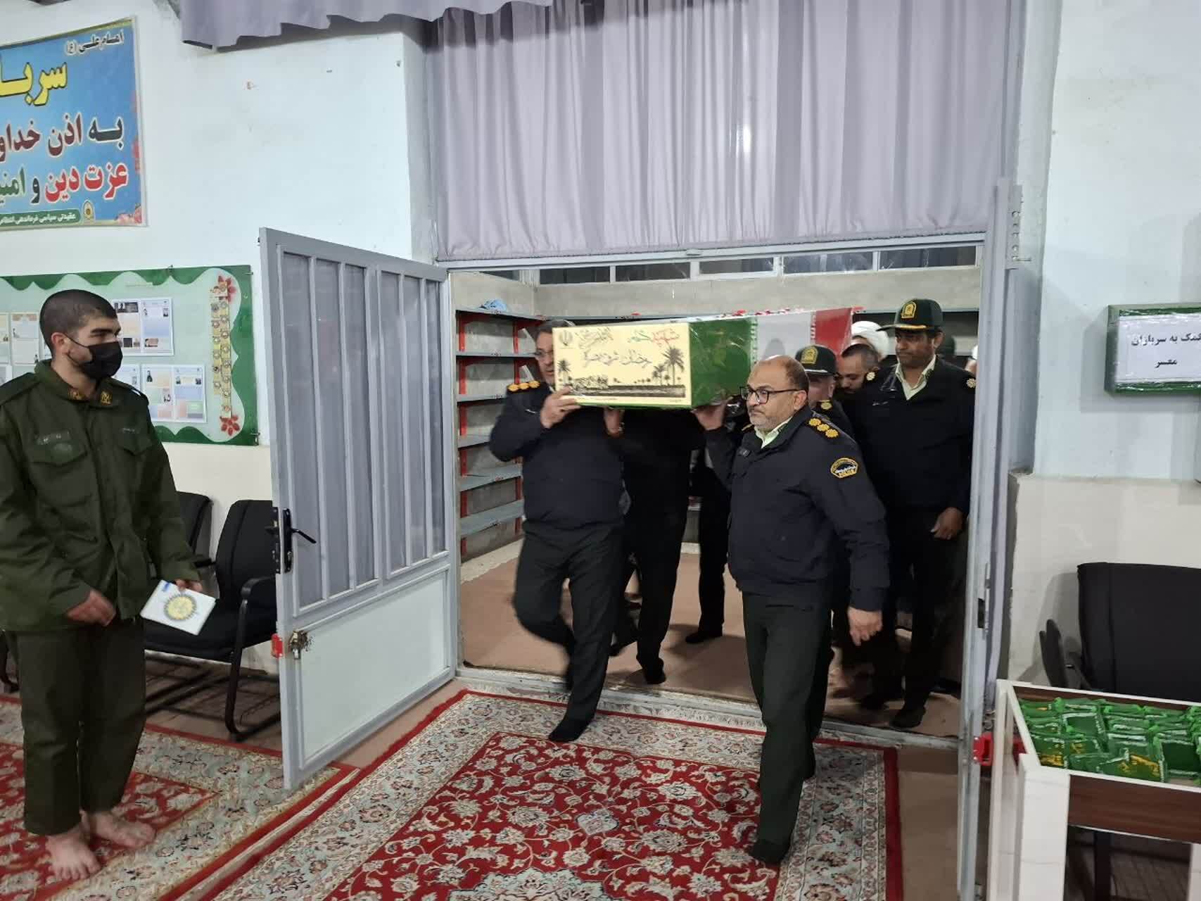 مرکز آموزشی شهیدمطهری فراجای شهرستان نیشابور میزبان پیکر مطهر شهید گمنام بود.