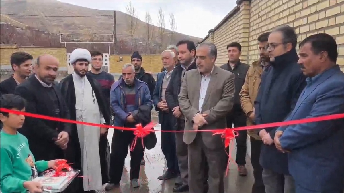 باشگاه خبرنگاران -افتتاح دو فضای ورزشی دانش‌آموزی در عجب‌شیر