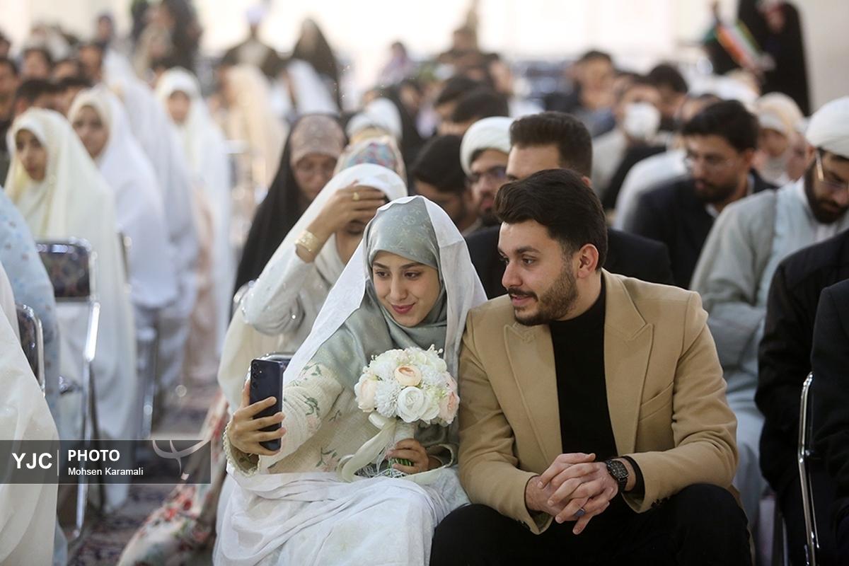 جشن ازدواج ۹۰۰ زوج از فرزندان بازنشستگان نیرو‌های مسلح