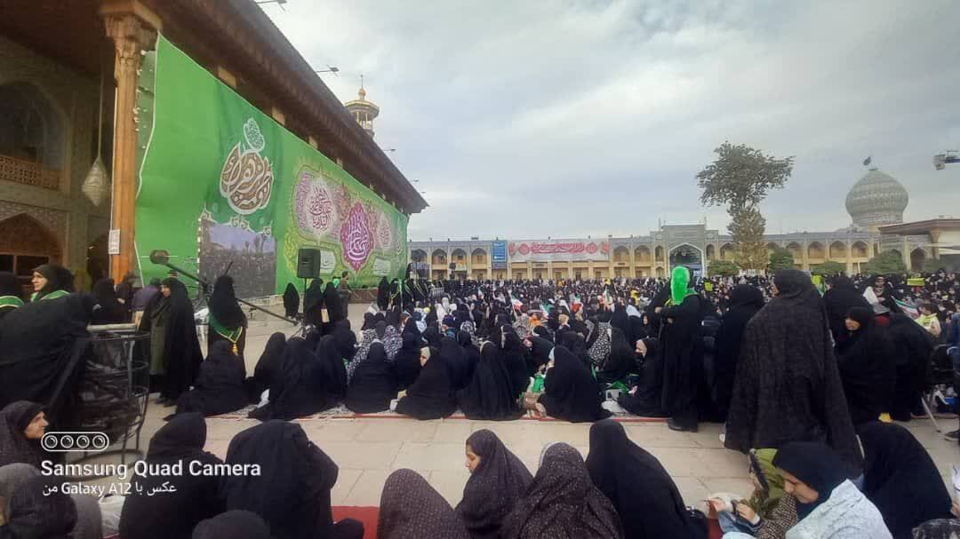 اجتماع بزرگ میثاق فاطمی در شیراز به مناسبت ولادت حضرت فاطمه زهرا (س)