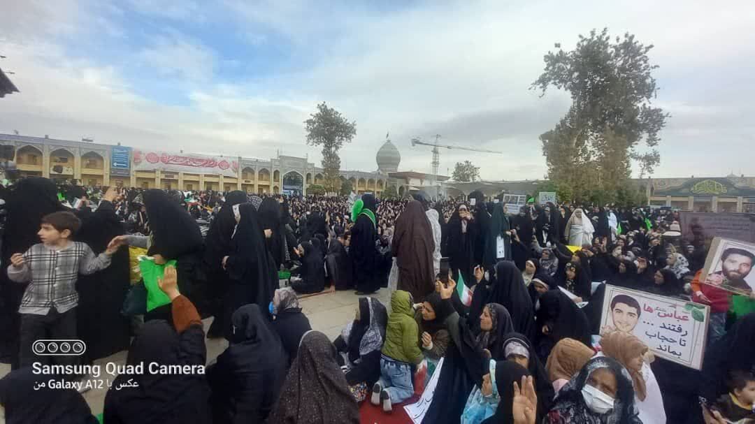 اجتماع بزرگ میثاق فاطمی در شیراز به مناسبت ولادت حضرت فاطمه زهرا (س)