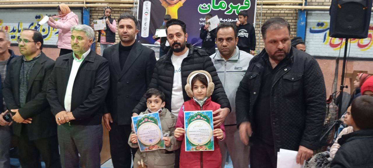 مسابقات کودکان قوی در دیزج دیز خوی
