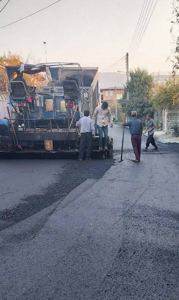 شادی کودکان روستا&zwnj;های دشتی کلاته بندرگز از آسفالت کوچه&zwnj;های روستا