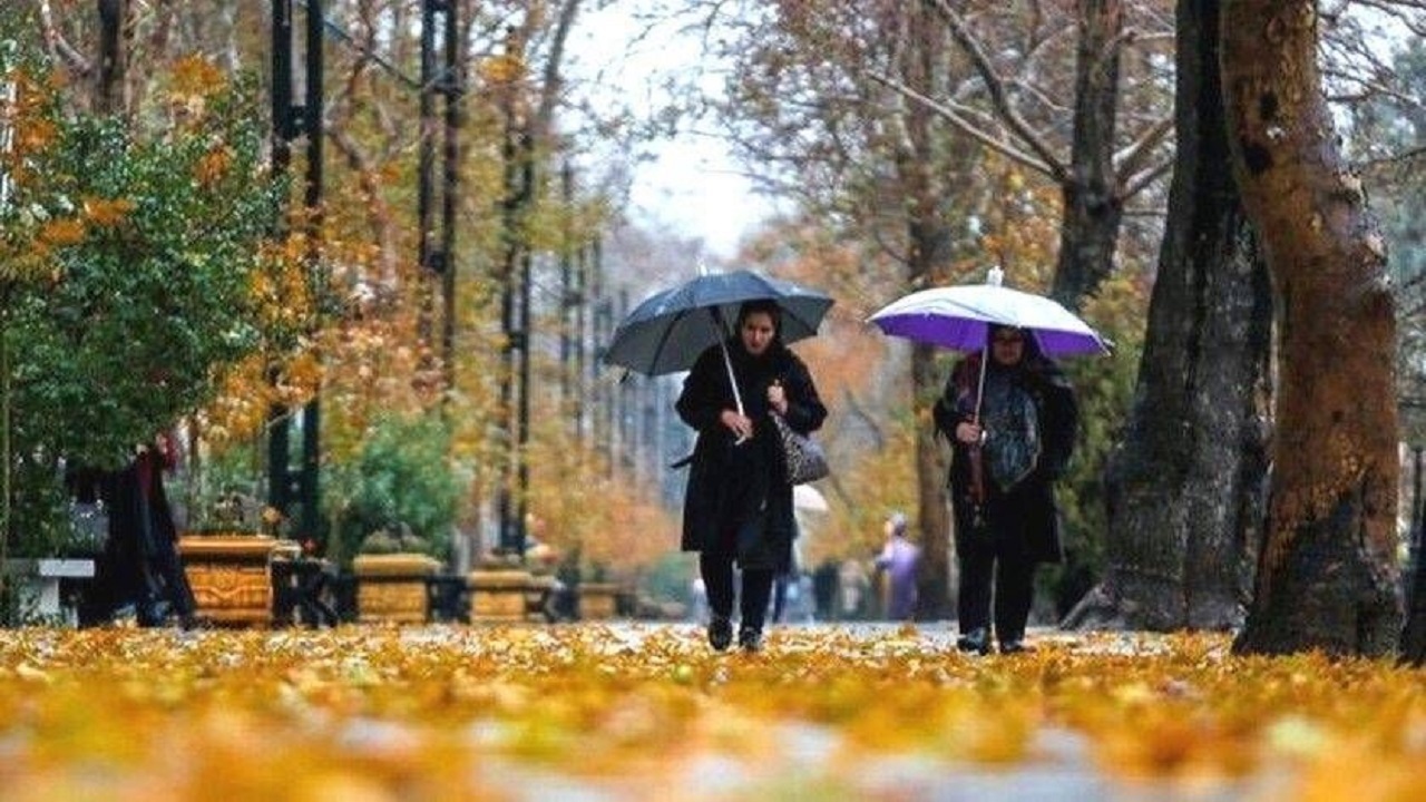 بارش‌های پراکنده و رگباری در گیلان