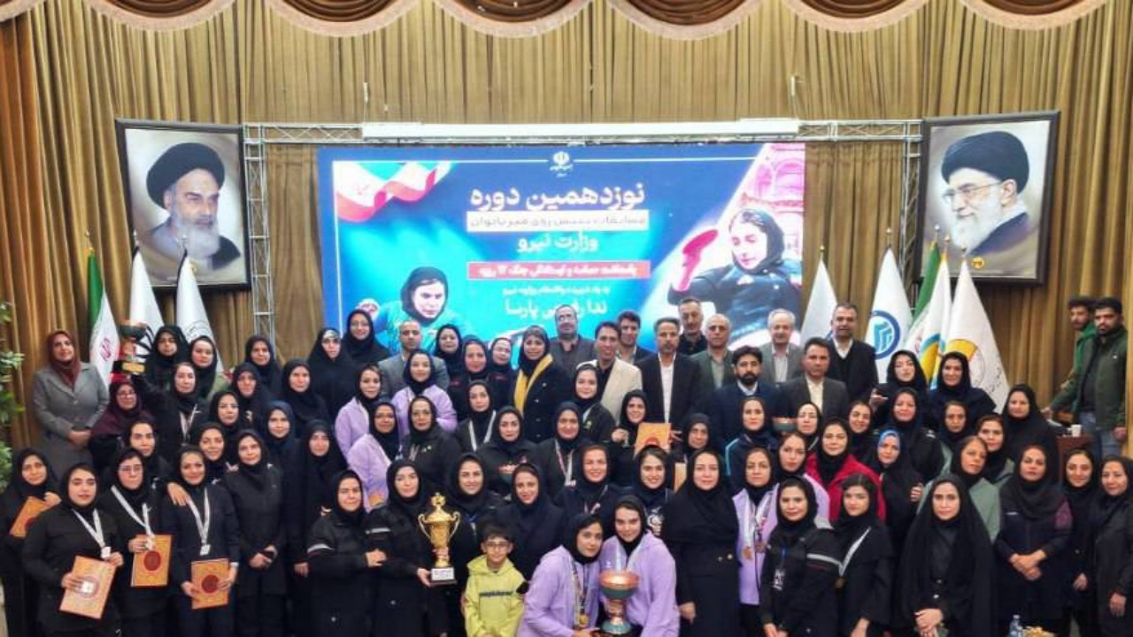 پایان نبرد بانوان پینگ‌پنگ‌باز وزارت نیرو در کرمان + تصاویر