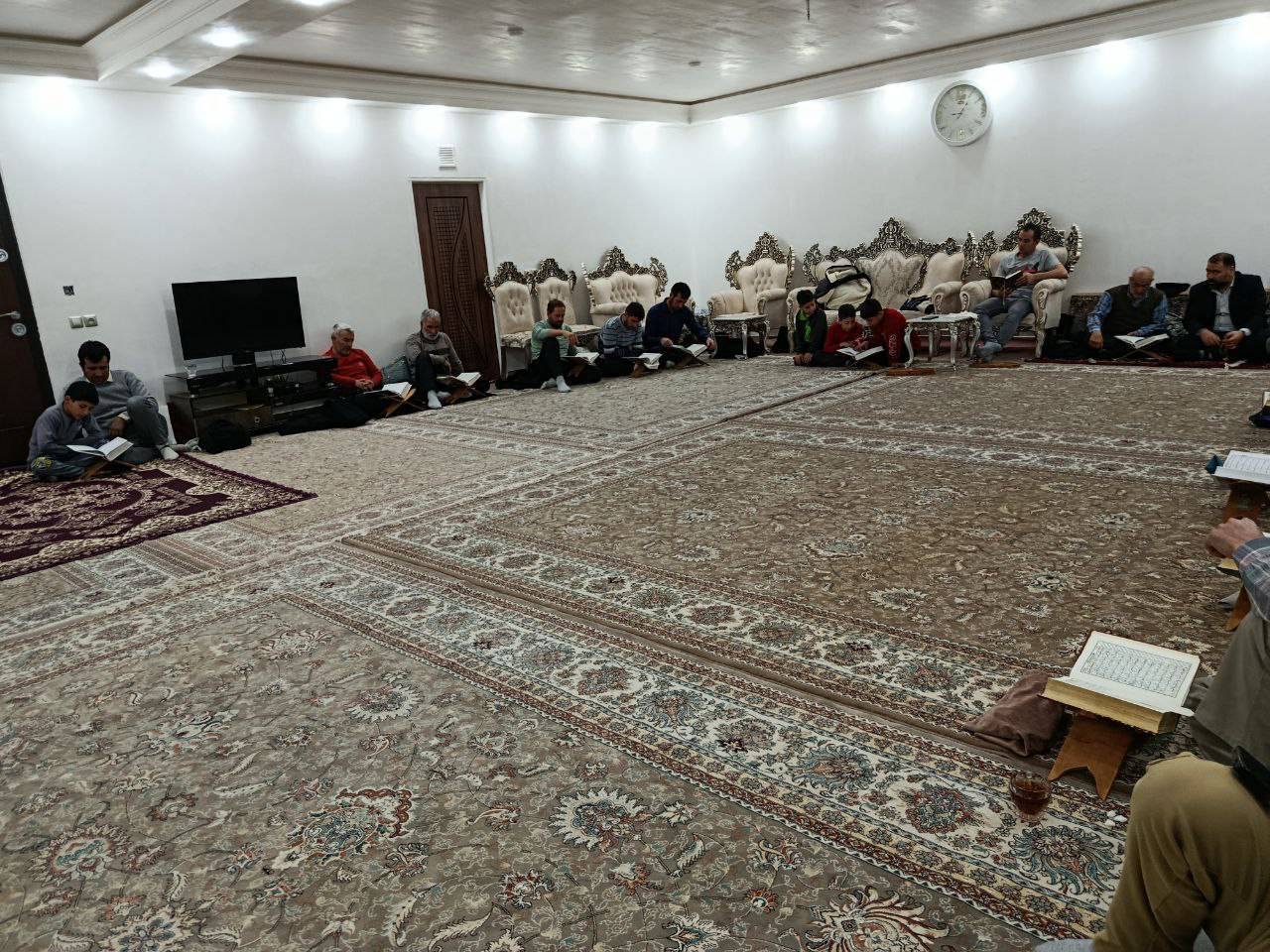 صدای دلنشین قرآن کریم در روستای توآباد پیچید