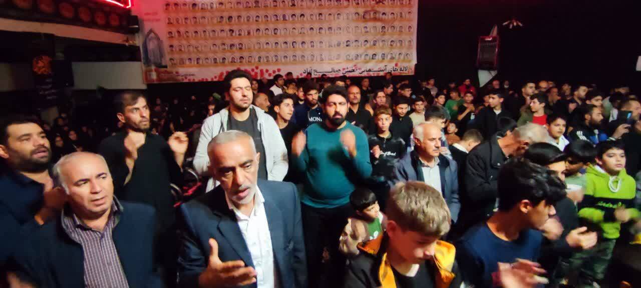مراسم عزاداری ایام فاطمیه در حسینیه زنجیرزنان صالح آباد