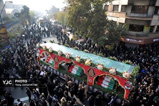 تشییع پیکرمطهر شهدای گمنام -تهران (۲)