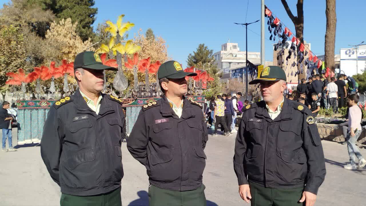ماموران انتظامی در سالروز شهادت حضرت فاطمه زهرا(س)
